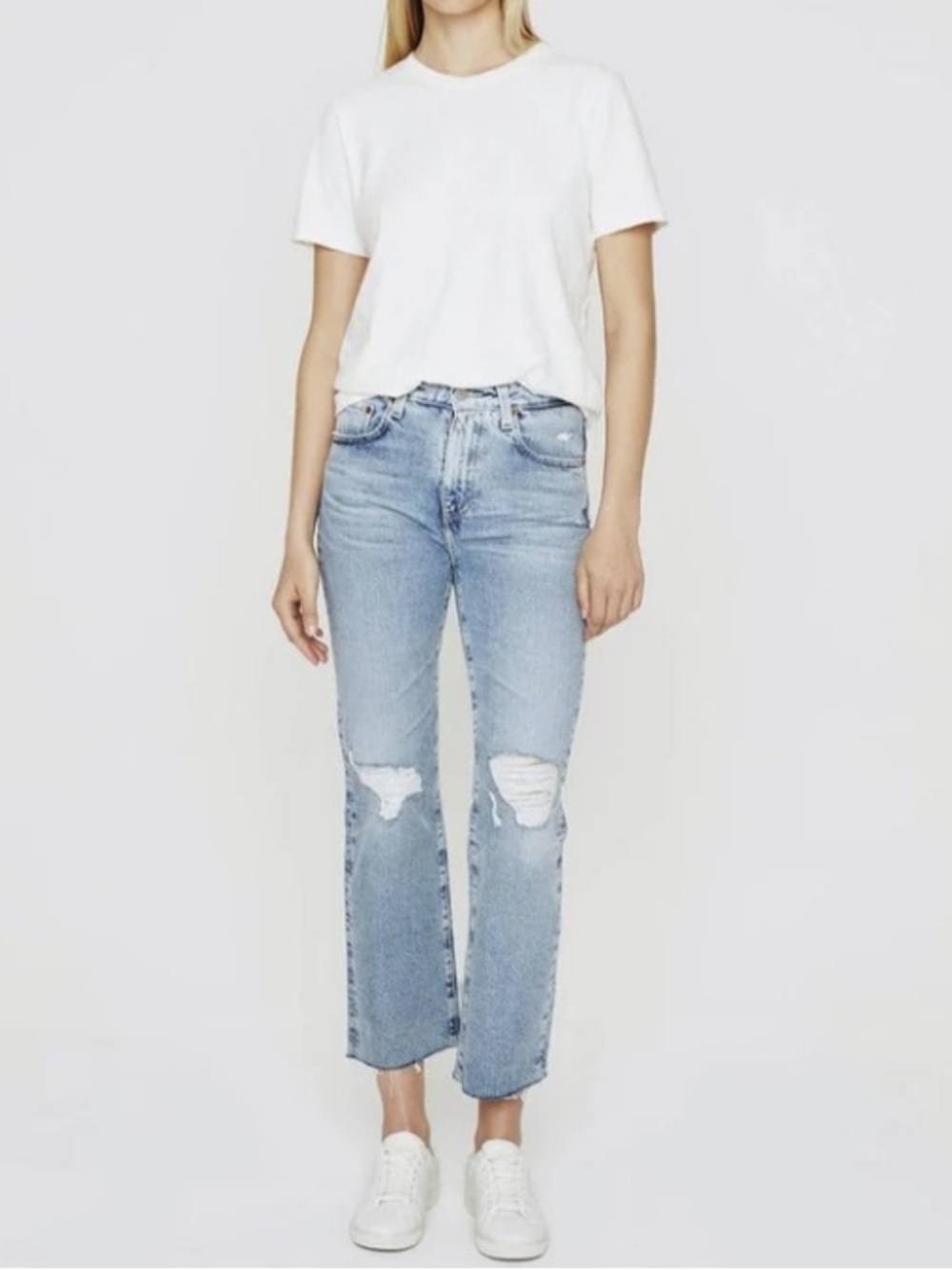 AG Denim Kinsley High Rise Pop Crop